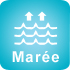 Horaires et coefficients des mar&eacute;es - Arcachon (Jet&eacute;e d'Eyrac)